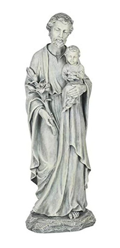 Estatua De Jardín De Resina, 20.0 in, Diseño De San José