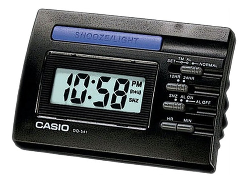 Reloj Despertador Digital Casio Negro Dq-541