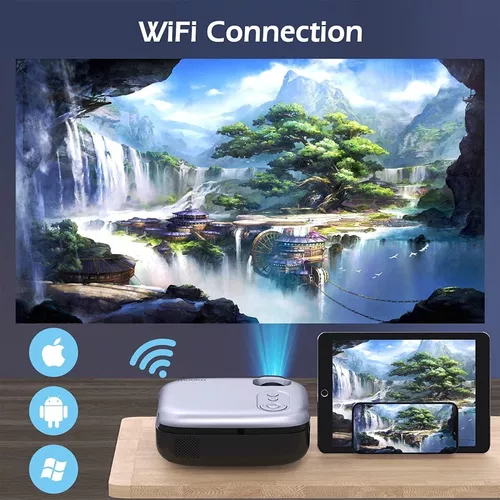 Proyector Bluetooth Wifi 5000l 1080p 720p Nativo 200