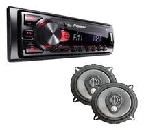 Comprar Estereo Pioneer Mvh-s235bt Usb Bt + Parlantes Bomber 6,5 60w