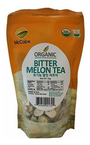 Mccabe Orgánica Secada Al Sol Melón Amargo Té, 50g