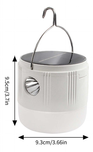 Linterna Solar De Cristal De Polisilicio F, Led Char 4010