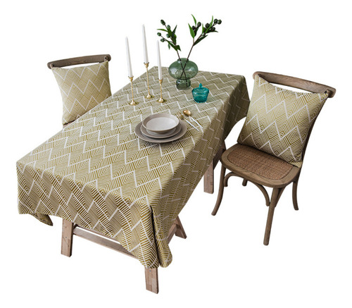 Mantel Con Estampado De Hielo Para Mesa De Café, Mantel De A