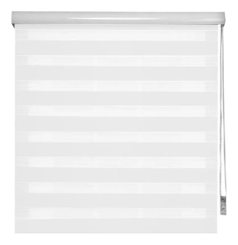 Cortinas Roller Duo Zebra Dia Y Noche 1.40x2.40 Mts Blanco