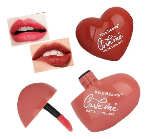 Kit 12 Labiales Kiss Beauty Larga Duración