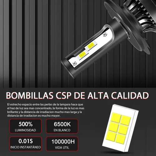 Para Para Carcasa De Faro Cuadrada De 7 Pulgadas,9003/h4