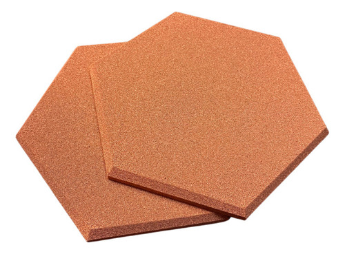 Espuma Acústica Hexagonal 30cmx2cm Kit C/60 Placas - Cores