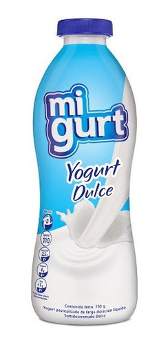 Imagen 1 de 1 de Bulto 12 Yogurt Dulce Migurt 750gr Polar 0286 Maxi