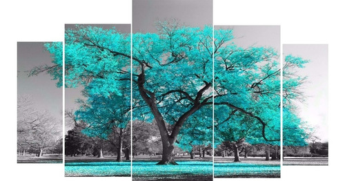 Quadro Mdf Ipê Azul Planta Árvore Mosaico Flores Paredes | Parcelamento sem  juros