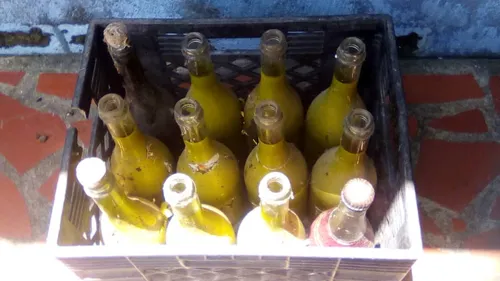 Botellas De Vino Vacías (Usado)