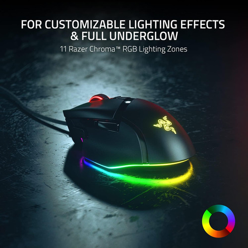Raton Ergonomico Personalizable Para Juegos Razer Basilis...