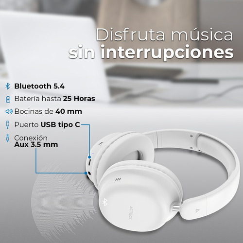 Audífonos Inalámbricos Over Ear Honour 2 Plus Hp626 Advanced Color Azul