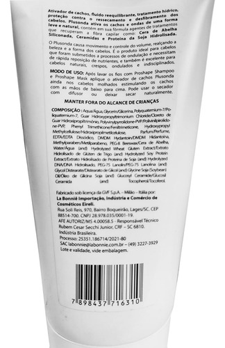 Plusonda Itely Ativador De Cachos 150g