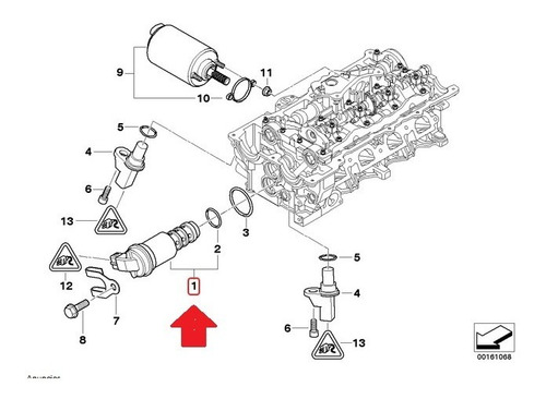Válvula Solenoide Vvt Bmw X1 X3 X5 Z4 2003-2015