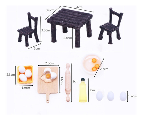 Casa De Muñecas Utensilios De Cocina Miniatura Rodillo Mesa