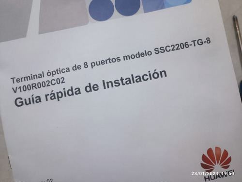 Caja Nap 1x8 Ftth Huawei Con Splitter Upc Nueva Wisp Ssc2206