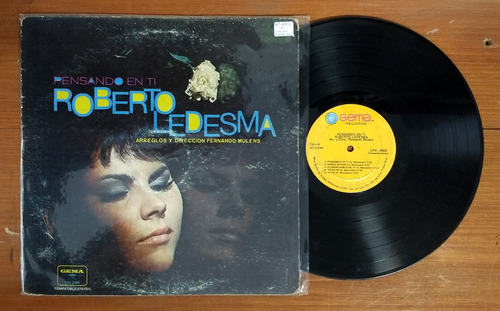 Roberto Ledesma Pensando En Ti Disco Lp Vinilo Puerto Rico