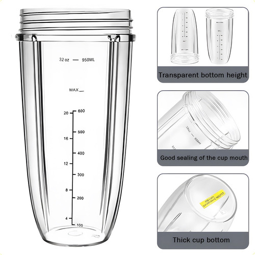 ` Vasos Nutribullet De 32 Con Cuchilla Original