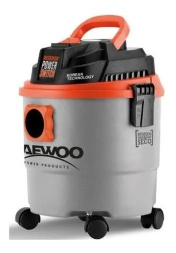 Imagen 3 de 10 de Aspiradora Polvo Liquido Daewoo 15lts 1000w 2 En 1 Sopladora