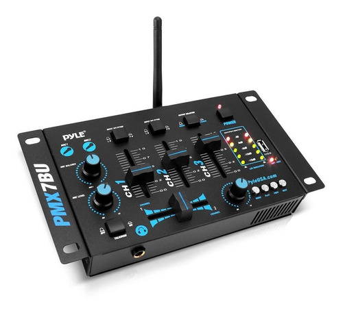 Mezclador De Audio Inalámbrico Para Dj Pyle-pro Pmx7bu.5