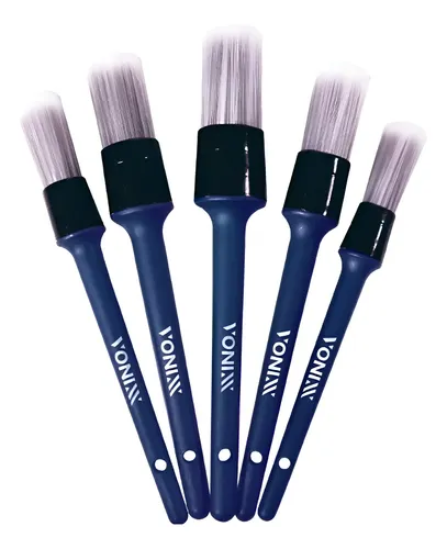 Kit Pincel Detalhamento Automotivo Interno Vonixx 5 Un