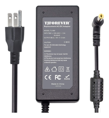 Cargador Portatil Para Acer Aspire Adaptador Corriente