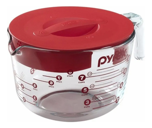 Jarra Medidora De Vidrio Pyrex Basics 2 L