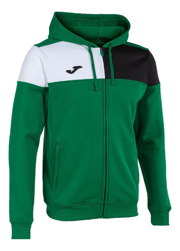 Polerón Hoodie Hombre Crew V Verde Joma