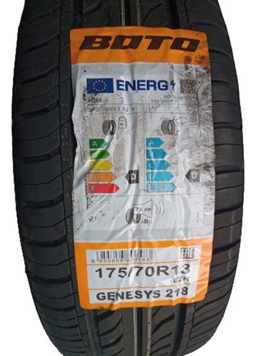 Cauchos 175/70 R13 Boto Genesys 218