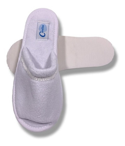 Pantufla Chinela Taco Chino Abierta Mujer Carolina 7471c