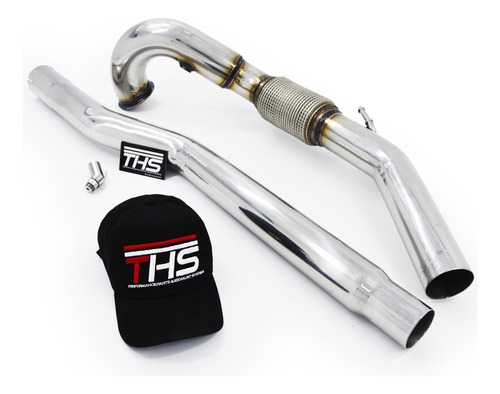 Downpipe Ths Inox 304 3.5 X 3.0 Pol Audi Tt Tts 2.0 4x4 2019