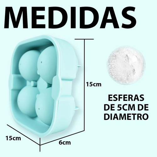 Para Molde Para Cubo De Hielos En Forma De Esfera