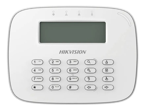 Teclado Lcd Cableado Ds-pk-lrt Hikvision Para Alarmas