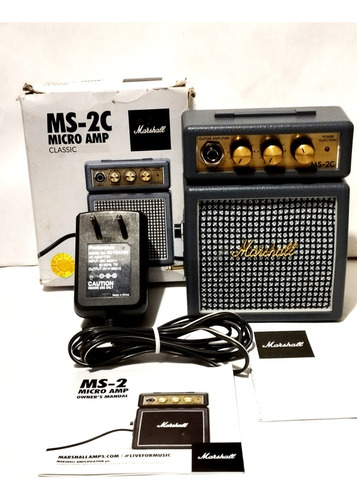 Amplificador Marshall Micro Amp Ms-2 Transistor Guitarra