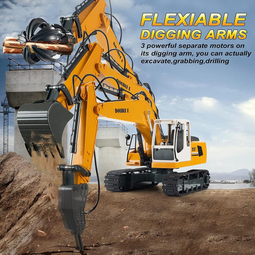 Double E Excavadora Rc 3 En 1 Para Camión De Construcción