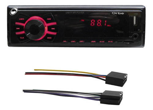 Som Automotivo Rádio Mp3 Br2000 Orbe Bluetooth