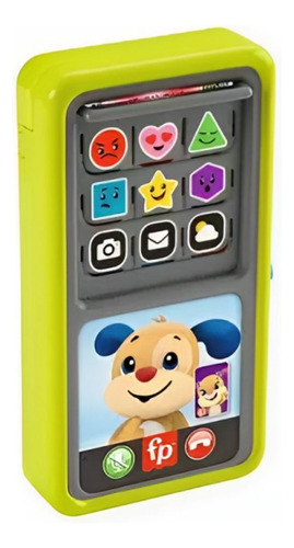 Telefone Infantil Deluxe De Aprendizagem Mattel Hnh10 Cor Amarelo e Azul