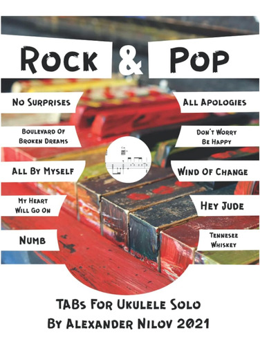 Libro: En Ingles Rock & Pop Tab For Ukulele Solo