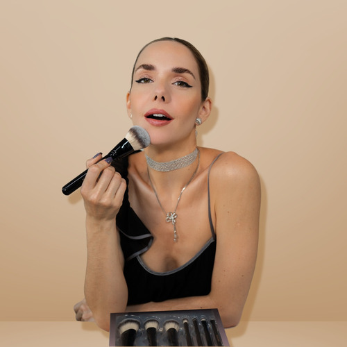 Set Brochas Pinceles Regina R7 Maquillaje Crueltyfree
