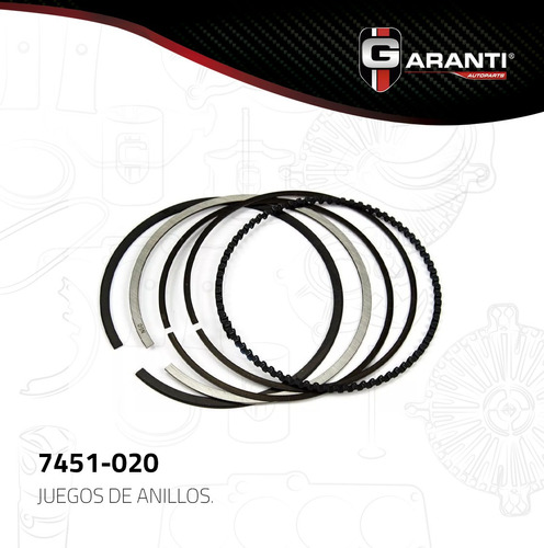 Jgo Anillos Piston Para Ford Transit 2.2l 4l Diesel Med 020