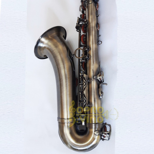 Sax Tenor Sib Envelhecido Escovado Dolphin