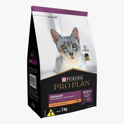 Imagem 4 de 10 de Nestlé Purina Pro Plan Trato Urinário Frango 3kg