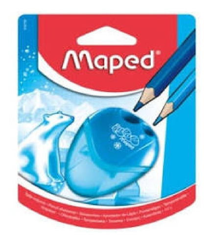 Pack 3 Sacapuntas Maped Igloo Metal De 2 Orificio