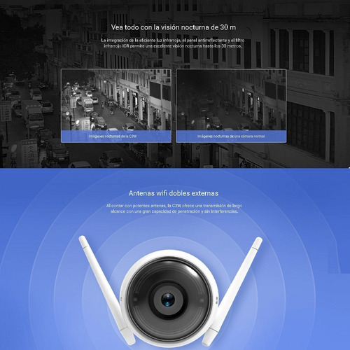 Imagen 6 de 6 de Cámara de seguridad Ezviz CS-CV310-A0-1B2WFR con resolución de 2MP visión nocturna incluida
