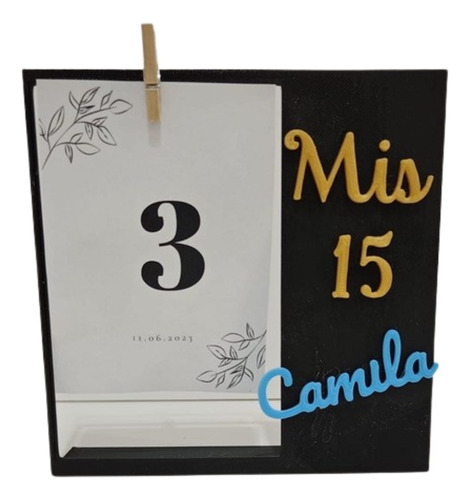 Pack 12 Numeros De Mesa Personalizados Portafotos.