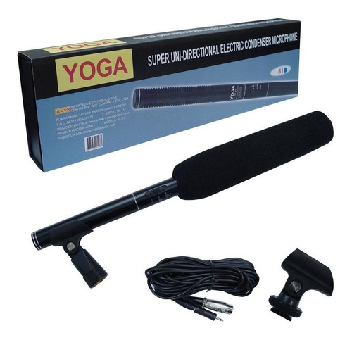 Microfone Yoga Ht-81 Condensador Ultracardióide E Direcional