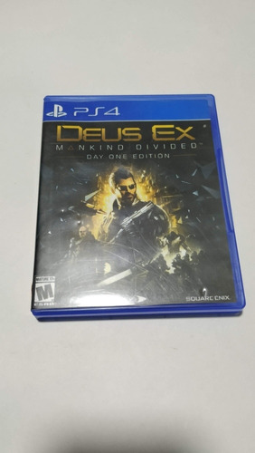 Deus Ex Mankind Divided Ps4 Cover Custom