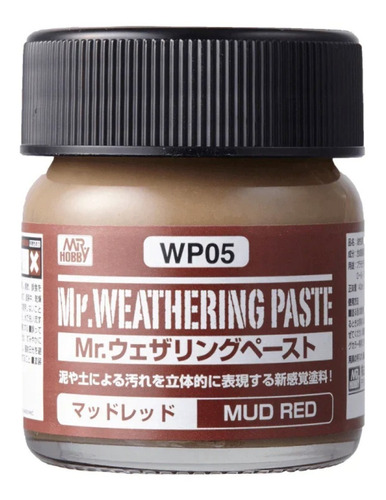 Mr Hobby Wp05 Weathering Pasta Mud Red 40ml Supertoys 