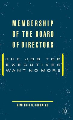 Libro Membership Of The Board Of Directors: The Job Top E...