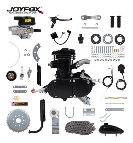 Joyfox Kit Completo Motor Bicicleta Motorizada Gasolina 80cc 2